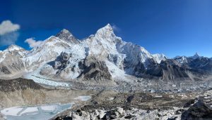 VIew of Mount Everest from Kalapatthar. Everest Base Camp Trek